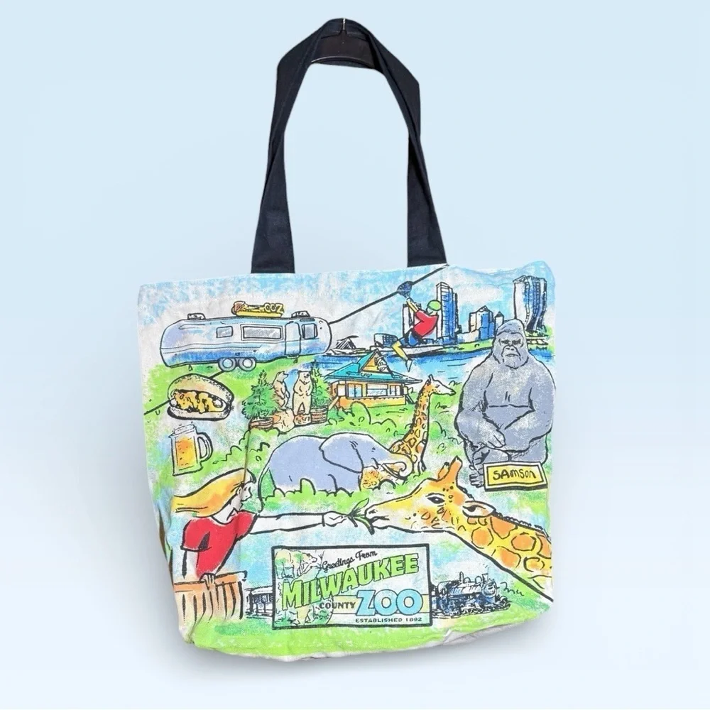 Milwaukee County Zoo Canvas Tote Bag